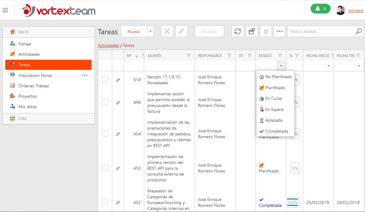 Colaboración y gestión de proyectos con VortexTeam